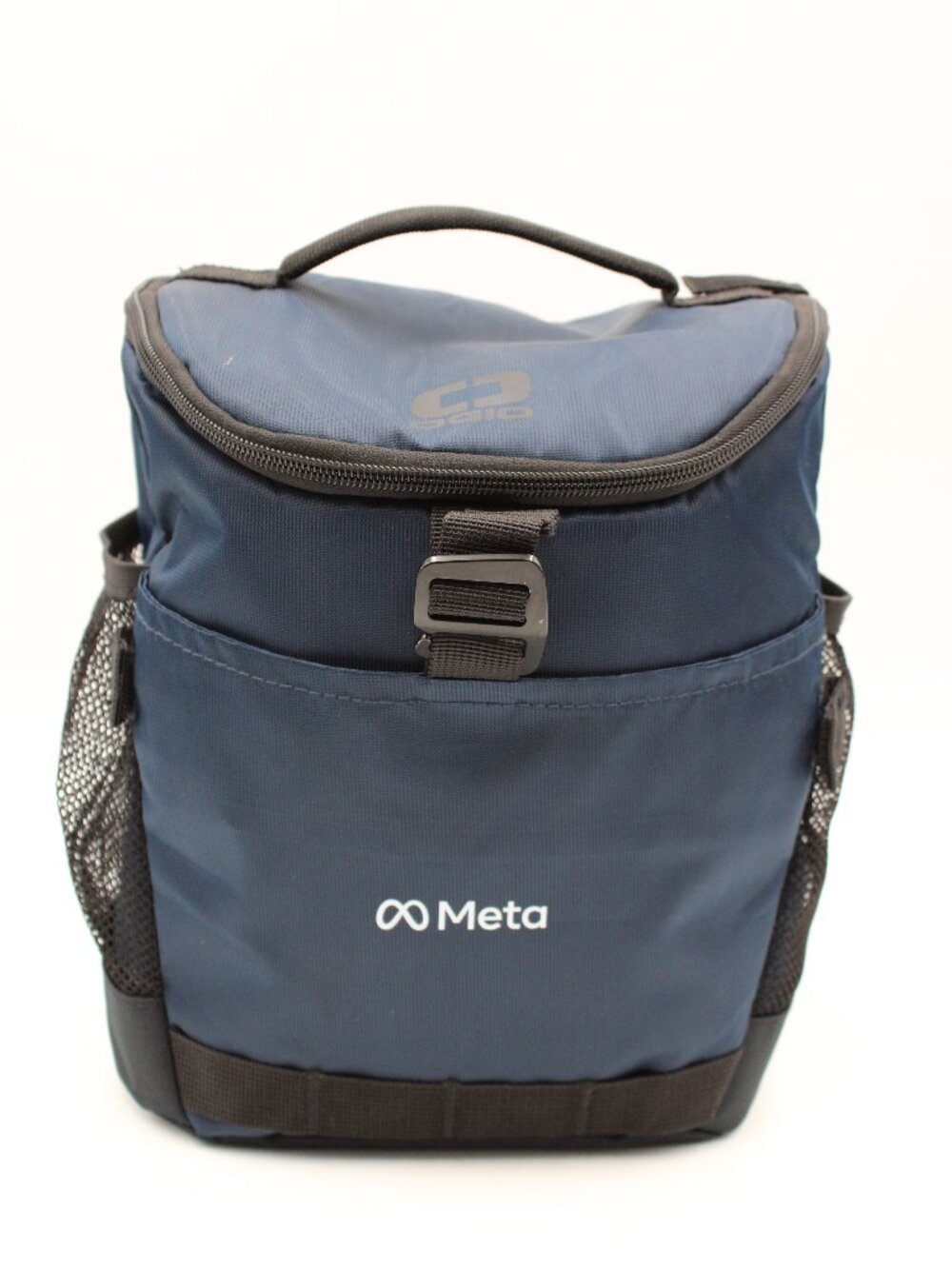 Ogio META Soft Side Lunch Bag Cooler Dark Blue Pockets Pouches 11" H x 8.5" W